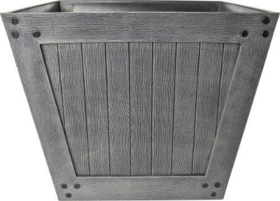 Wood Style Square Planter 40cm