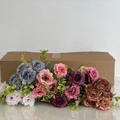 48 x Rustic Ranunculus Bush 30cm