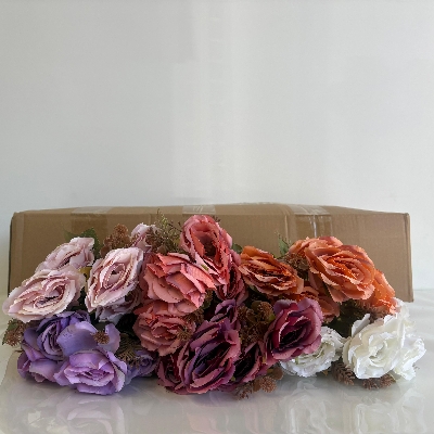 48 x Antique Open Rose Bush 30cm