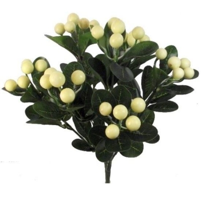 Ivory Berry Bush 38cm