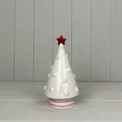 White Ceramic Tree 20cm