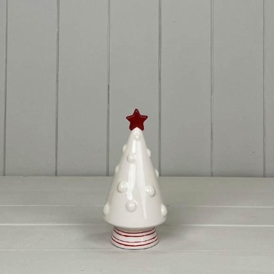 White Ceramic Tree 15cm