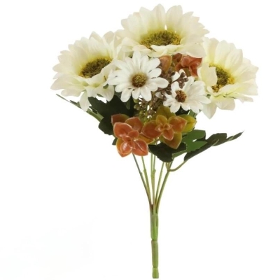 Ivory Sunflower Bush 30cm