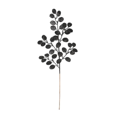 Black Glitter Euc Stem 60cm