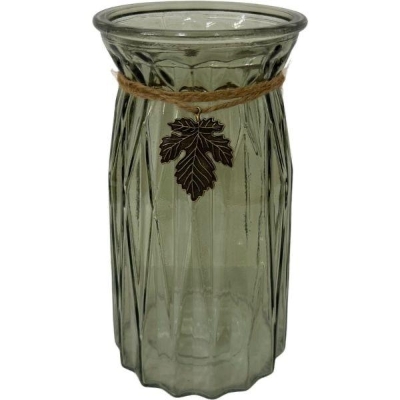 Green Hollywood Vase 19cm