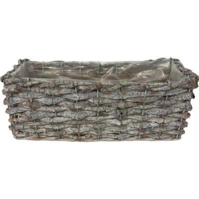 Washed Rattan Trough 27cm