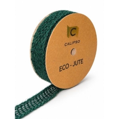 25mm Green Jute Ribbon