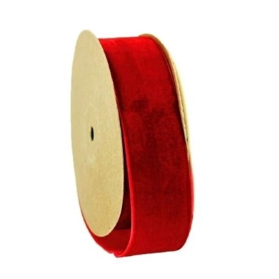 Red Velvet Ribbon 50mm