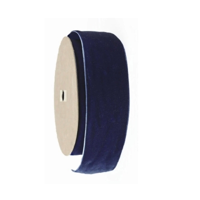 Navy Velvet Ribbon 25mm