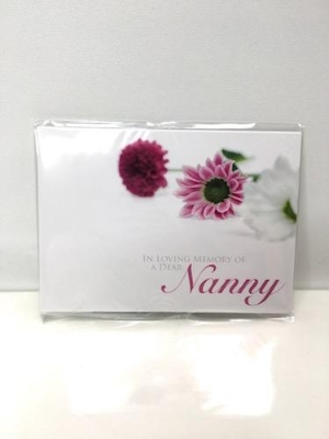 Florist Cards Nanny x 6
