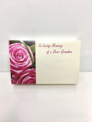 Small Florist Cards Grandma