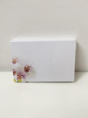 Small Florist Cards White Orchid