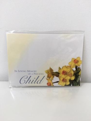 Florist Cards Precious Child x 6