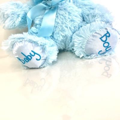 boy with teddy bear