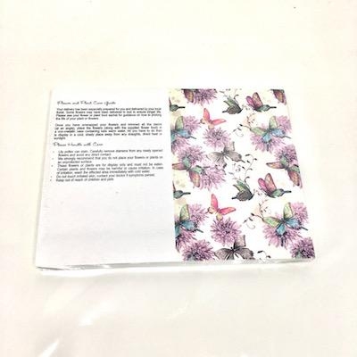 Rustic Butterfly Folding Card x 25