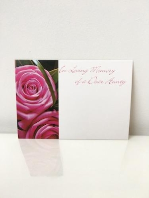 Florist Cards Aunty x 6