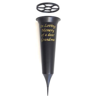 Grave Vase Grandma Florist Wedding And Craft Supplies Ltd