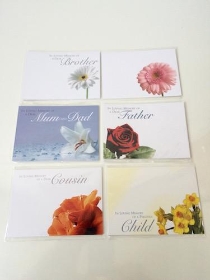 Funeral Cards Large