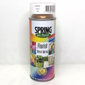 Antique Gold Flower Spray Paint 400ml