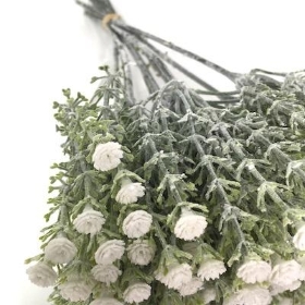 White Frosted Gyp Bundle 33cm