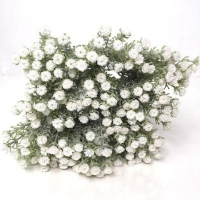 White Frosted Gyp Bundle 33cm