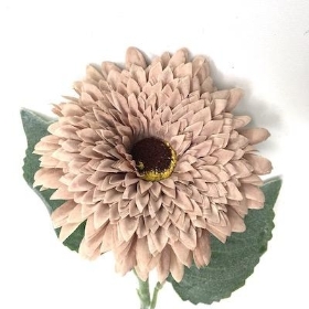 Mink Double Gerbera 43cm