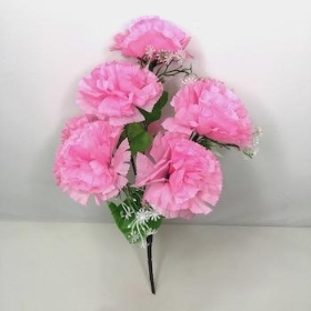 Pink Carnation Bush 34cm