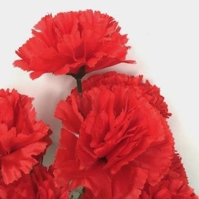 Red Carnation Bush 34cm