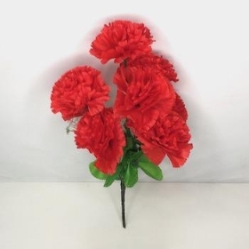 Red Carnation Bush 34cm