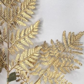 Gold Fern Spray 89cm