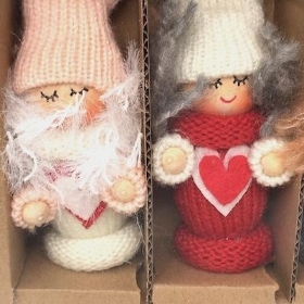 Christmas Girl Hanging Decoration 10cm x 4