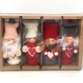 Christmas Girl Hanging Decoration 10cm x 4