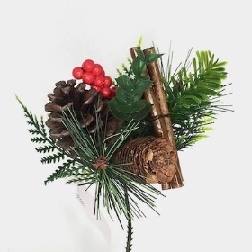 Cone Berry Twig Pick 20cm