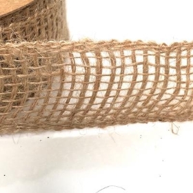 Natural Jute Ribbon 38mm