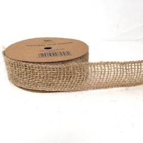 Natural Jute Ribbon 38mm