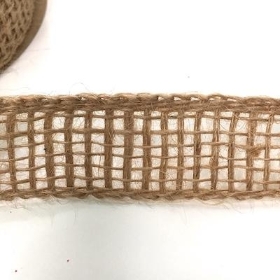 Natural Jute Ribbon 25mm