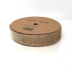 Natural Jute Ribbon 25mm