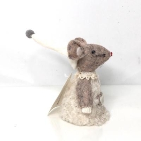 White Hat Mouse 9cm