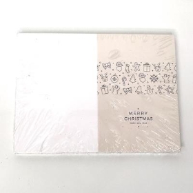 Merry Christmas Florist Folding Card x 25