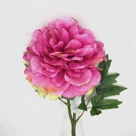 Bright Pink Peony 61cm