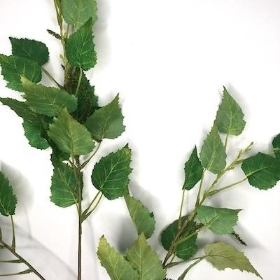 Green Birch Leaves 98cm