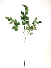 Green Birch Leaves 98cm