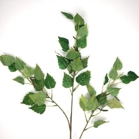 Green Birch Leaves 98cm