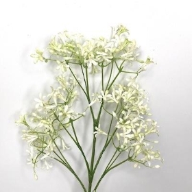 White Mini Flower Spray 63cm