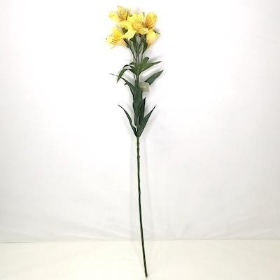 Yellow Alstroemeria 72cm