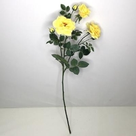 Yellow Spray Rose 60cm