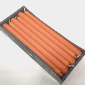 Safran Orange Tapered Candle x 12