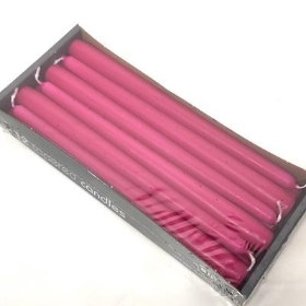 Fuchsia Tapered Candle x 12