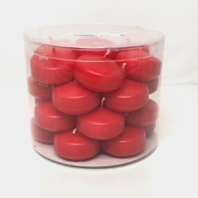 Ruby Red Floating Candles x 28