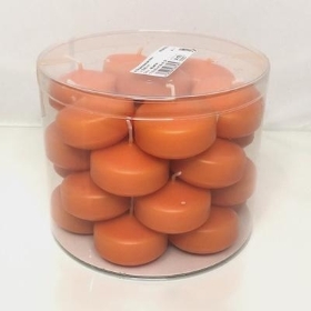 Saffron Floating Candles x 28